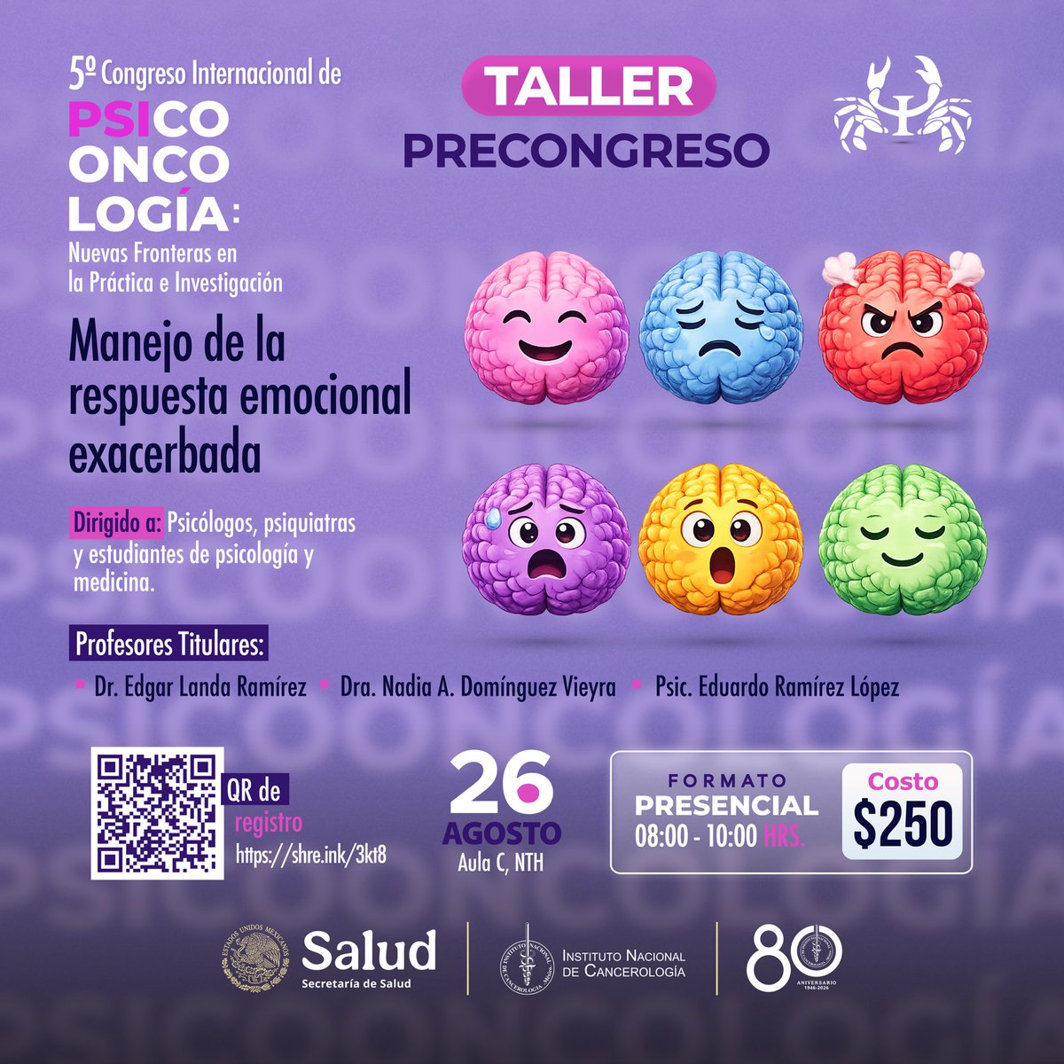 incanMX's tweet photo. Participa en el 5.º Congreso Internacional de Psicooncología o inscríbete a alguno de sus talleres precongreso y conoce las nuevas fronteras en la práctica e investigación. ¡Te esperamos! https://t.co/zHdNpQEaHm