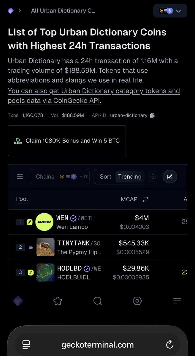 0xSile0's tweet photo. Look it up at gekoterminal we are so fucking bullish https://t.co/b6tI1NAmku