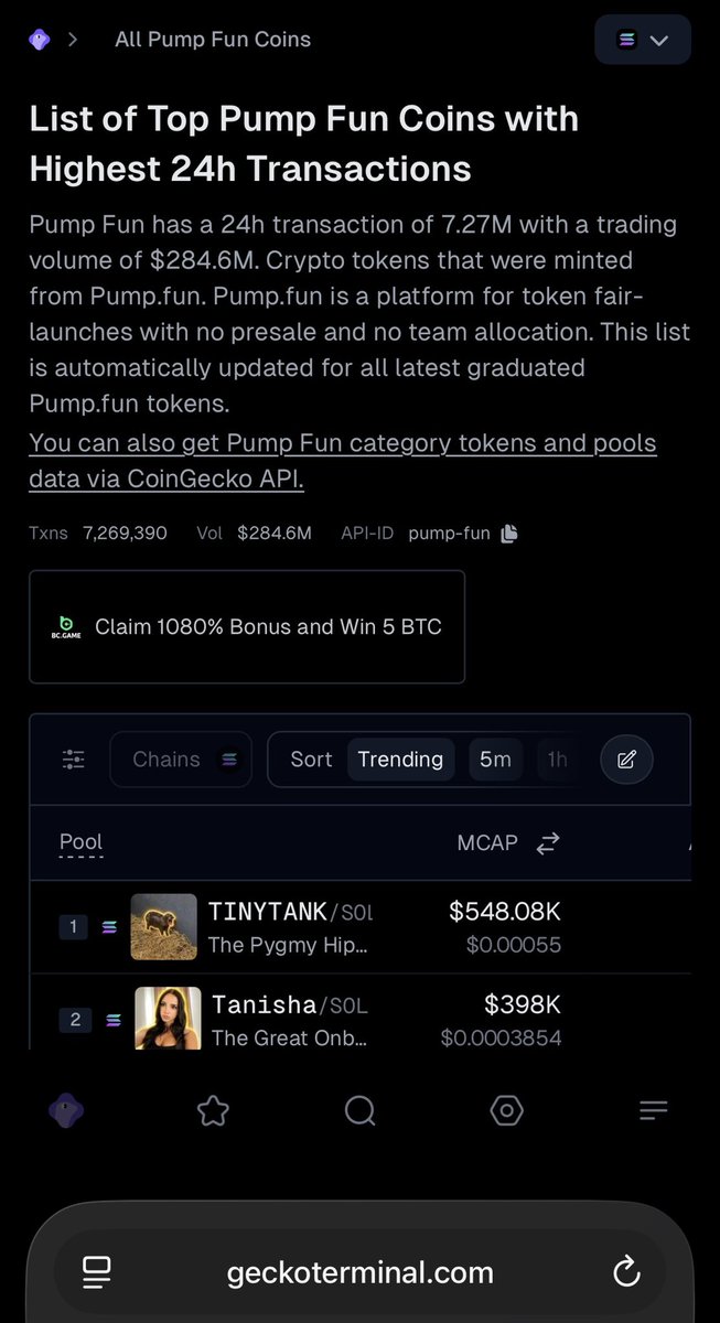 0xSile0's tweet photo. Look it up at gekoterminal we are so fucking bullish https://t.co/b6tI1NAmku