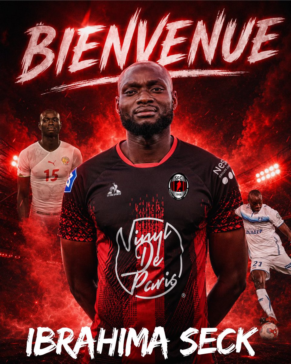 NSMSFC93's tweet photo. International sénégalais fort de plusieurs années d’expérience au plus haut niveau, Ibrahima Seck rejoint le SFC Neuilly-sur-Marne pour écrire une nouvelle page de sa carrière.

Bienvenue au SFC Neuilly-sur-Marne, Ibrahima Seck ! https://t.co/6h4JbM0VFP