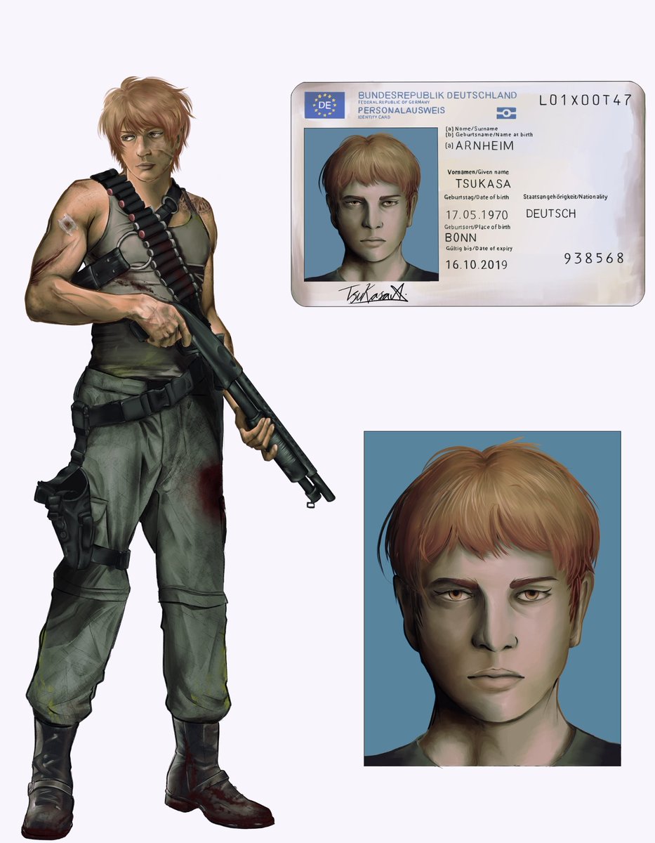 c_armne's tweet photo. Here is my resident evil rks au 
!! It takes place in 2004 like the fourth game and they are very VERY ooc 
#prsk_fa #ruikasa #artdigital #司類 https://t.co/WhlCVMffnM