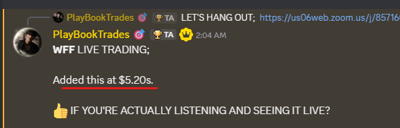 PlayBookTrades's tweet photo. Alerted $WFF at $5.20 during live trading with the team. 

Hit $10.53 so far for 100% trade! 🔥

Some of these China names moves really quick so I have to actually get on live to guide. 💯

I wanted to stop for the weekend but the market is just giving me too many opportunities to make money. 💰

I wouldn't be adding anything up here, the market is now at recycle mode where it just moves from one ticker to another so there is no focus.

It's literally WHACK-A-MOLE price action. 🔨