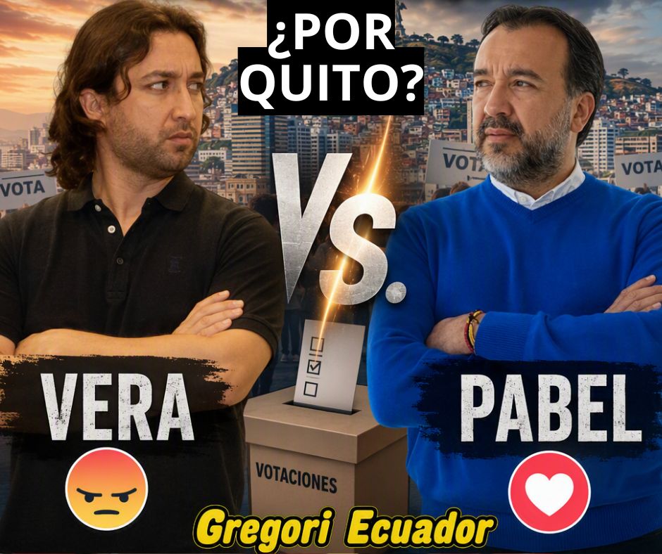 gregori_ec's tweet photo. 🚨 ¿SI HOY FUERAN LAS ELECCIONES EN QUITO, POR QUIÉN VOTARÍAS? 🚨

La capital define su futuro y queremos saber la opinión real de la gente. Si la decisión estuviera en tus manos hoy mismo, ¿a quién le darías tu voto? 🤔👇

🔴 Carlos Vera
🔵 Pabel Muñoz https://t.co/Up67Ia36E6