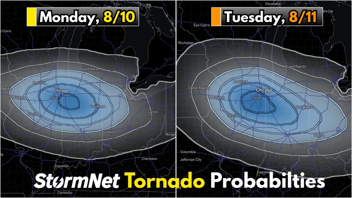 StormCat5_'s tweet photo. Monday AND Tuesday need to be watched closely for potential Tornadoes. 

This may be the first real Severe Weather setup we've had in a while.

I'll keep watching this like a HAWK 🦅 https://t.co/Hh5i0wL8MO