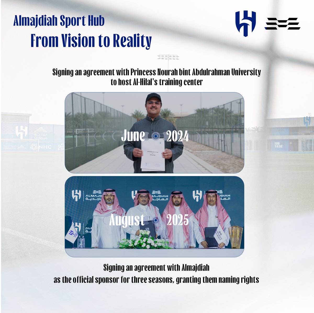 Alhilal_EN's tweet photo. Almajdiah Sport Hub.. from vision to reality 🎞️💙