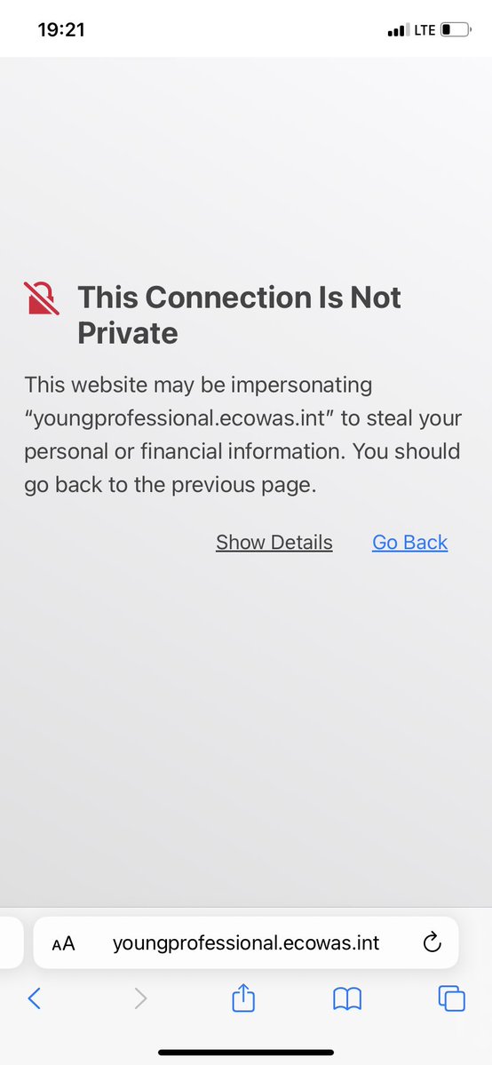 BidemiBello8's tweet photo. @vixs101 I’ve been trying to access the site and this is what I keep getting. What could be wrong? https://t.co/0xpevwyUOd