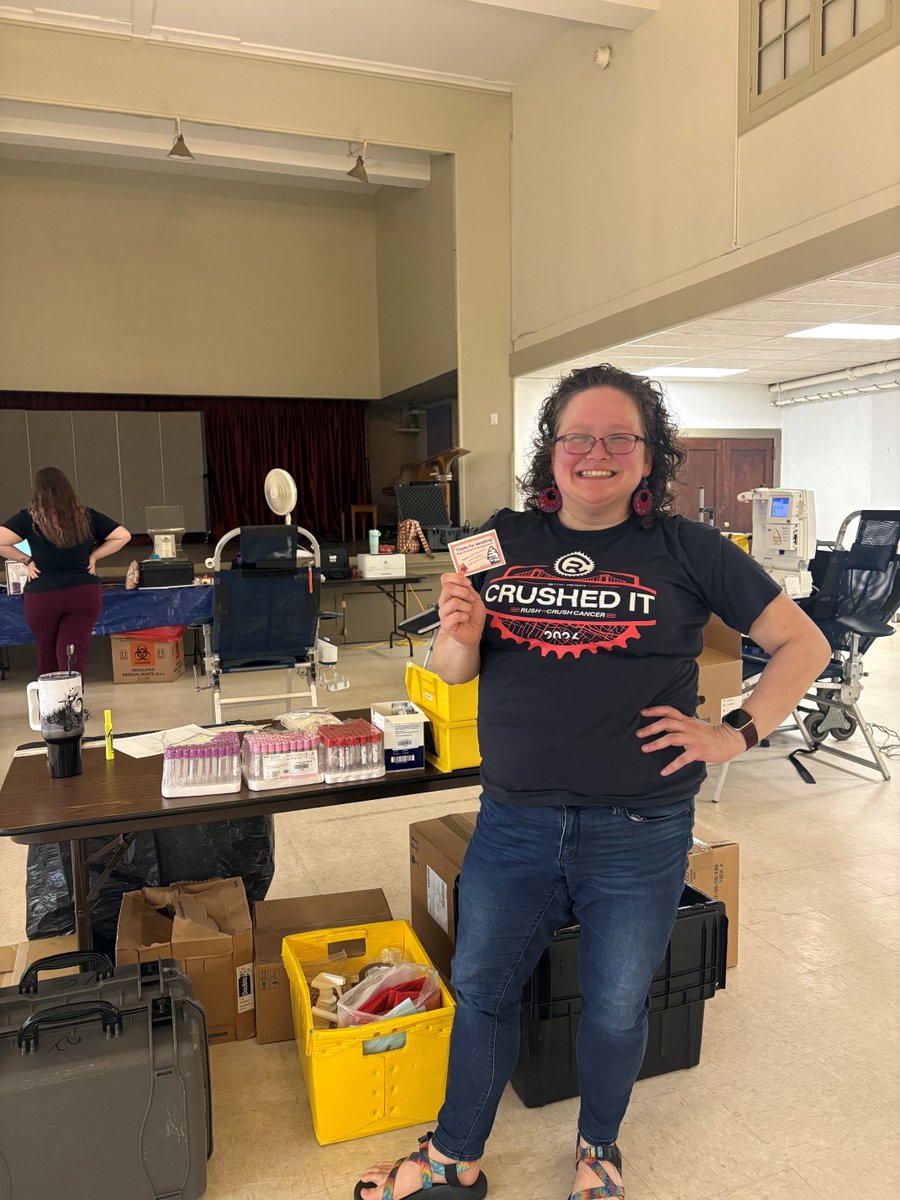 VitalantRM's tweet photo. Inspired by her great aunt's leukemia journey, Alicia turned gratitude into action. As a donor, Vital Elite member, and Blood Donor Coordinator, she recently led a blood drive during a critical shortage. Interested in hosting one? https://t.co/XFyOn0wAep https://t.co/4V8zSBt7iW