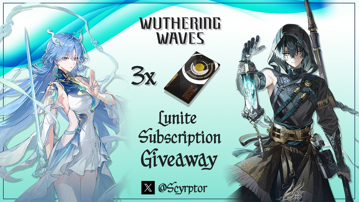 Scyrptor's tweet photo. 3x LUNITE SUBSCRIPTION GIVEAWAY!!

- Follow me @Scyrptor 
- Like and RT this post
- Comment who you want to pull the most

Ends in 1 week, good luck to everyone! https://t.co/Wsk6bCHIdM