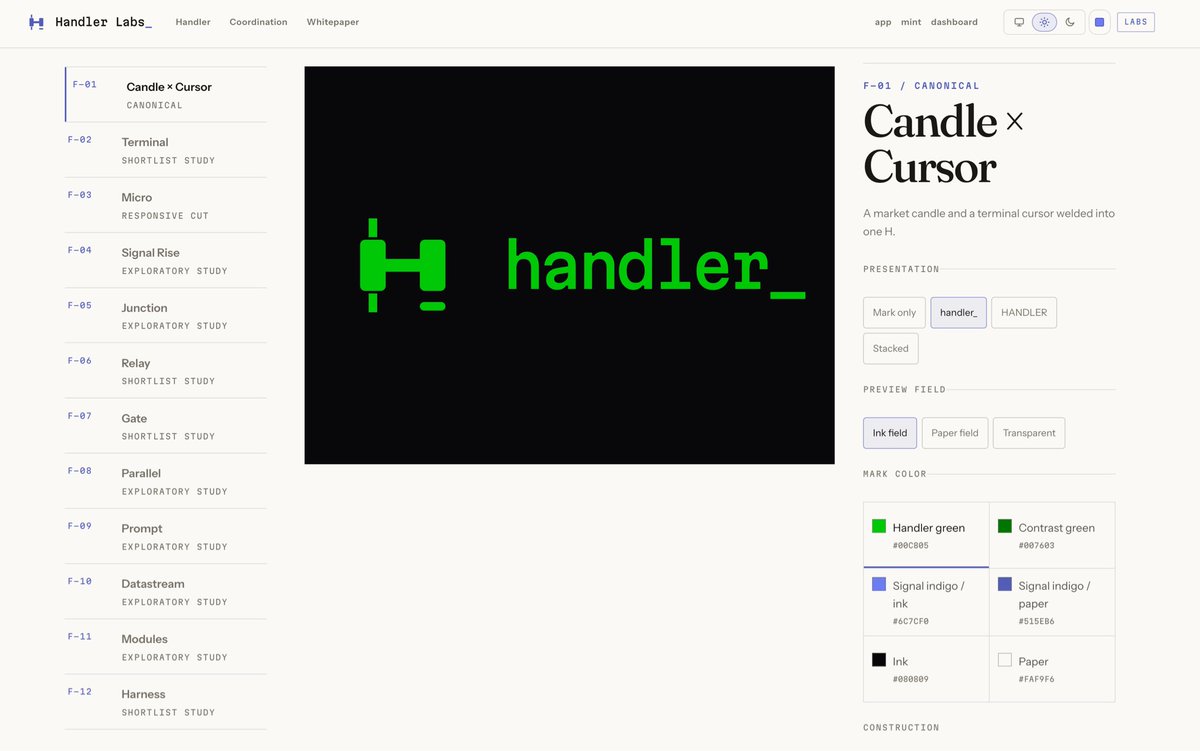 handlerlabs's tweet photo. Check out our brand kit for those looking to build with Handler 🤝

https://t.co/A7J7Q9vQCY https://t.co/3y97wIJSSu