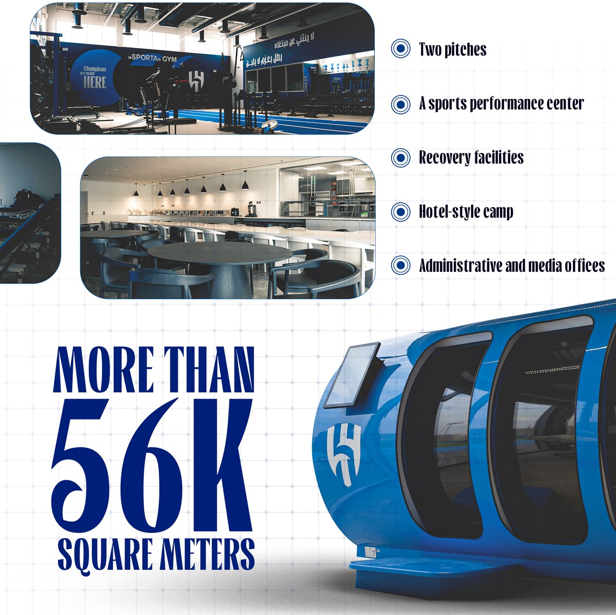 Alhilal_EN's tweet photo. Almajdiah Sport Hub.. from vision to reality 🎞️💙