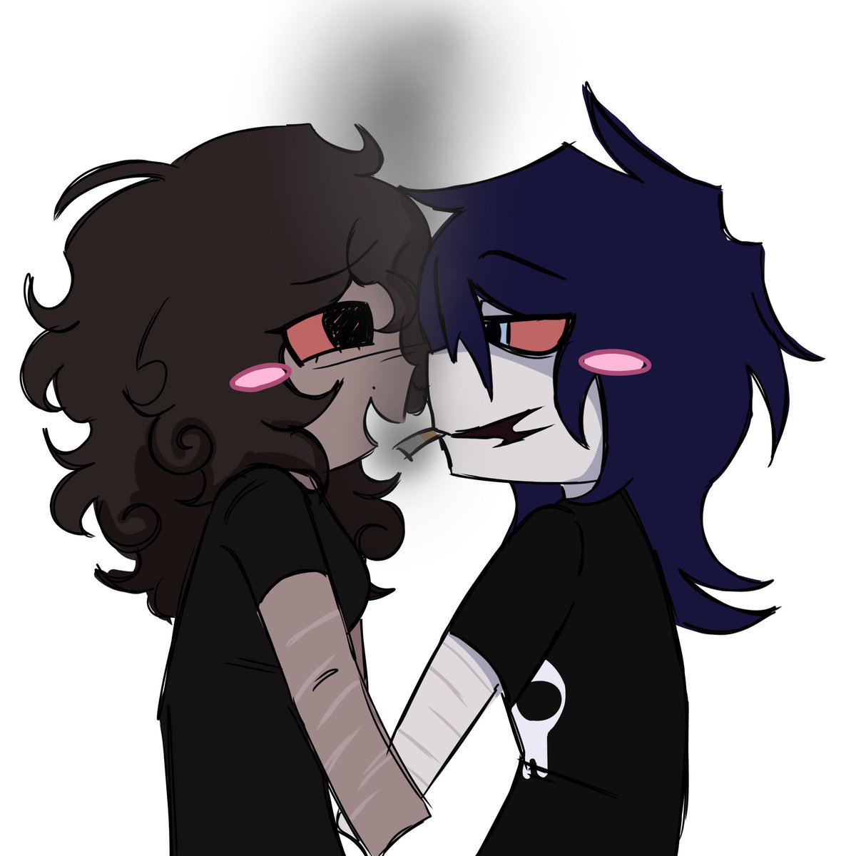 Explosivemouse_'s tweet photo. Okay enough

#jeffthekiller #killgoregirl #jeffkira #creepypasta https://t.co/b57YW2NRWW