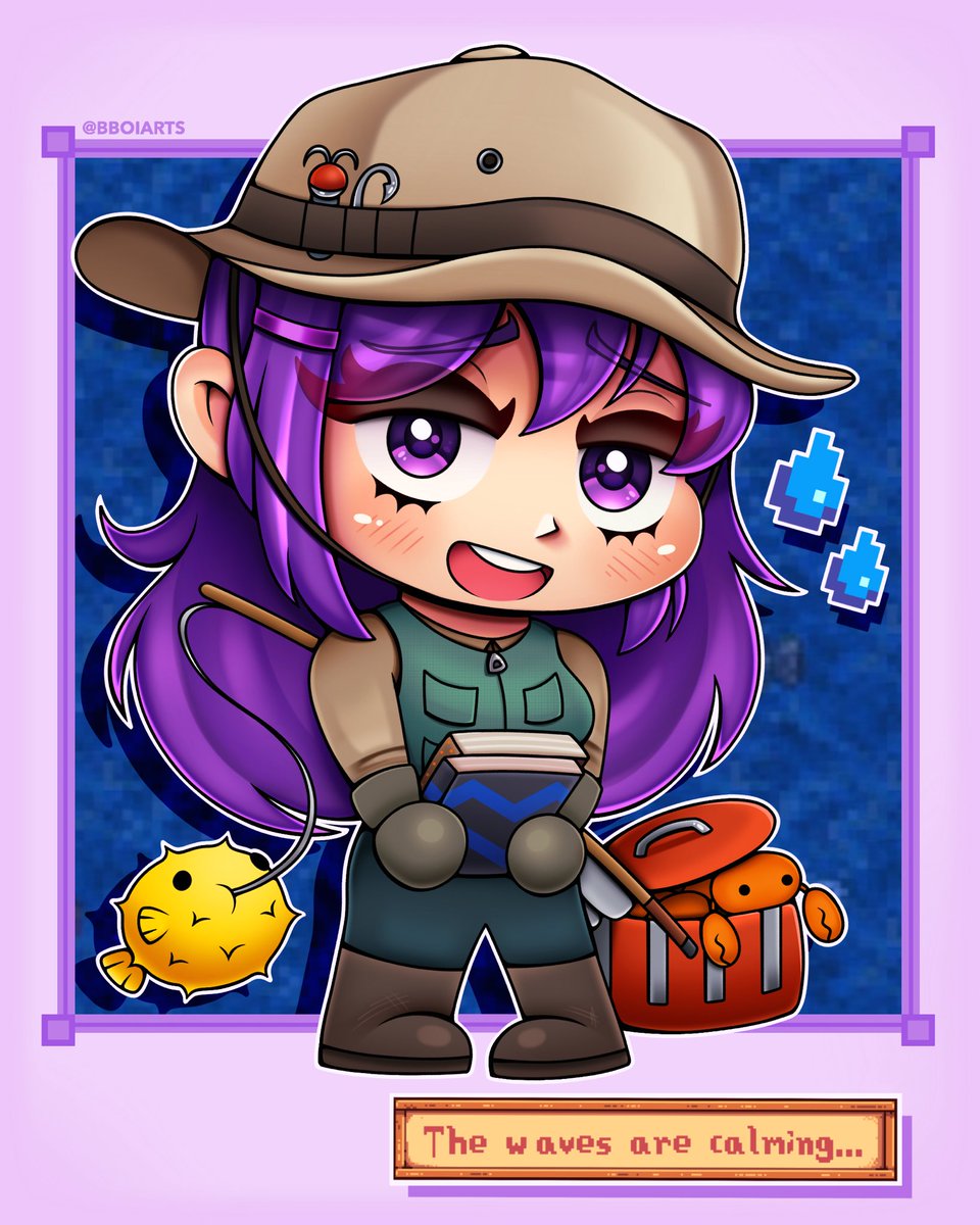 BBoiArts's tweet photo. (3/4) Stardew Yuri 🎣💜

#dokidokiliteratureclub #ddlc #stardewvalley https://t.co/IkXJXq7vrt