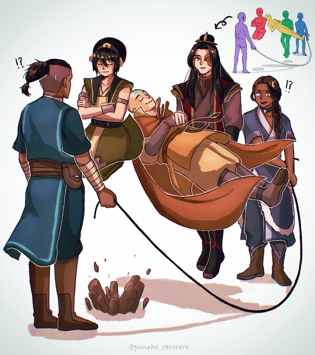 poncho_rerorero's tweet photo. The weird jump rope meme with Gaang
#atla #Avatarthelastairbender https://t.co/5Vk9tl8kqC