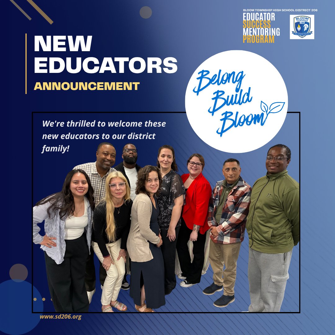 DrGibsonWhite7's tweet photo. Our Educator Success Institute occurred this week, and we're excited to welcome our newest educators! We look forward to helping them Belong, Build, and Bloom. Stay tuned as we introduce each of them individually! @DrNavarre #NewEducators #BelongBuildBloomThrive #EducatorSuccess https://t.co/uAc2cZc1x0