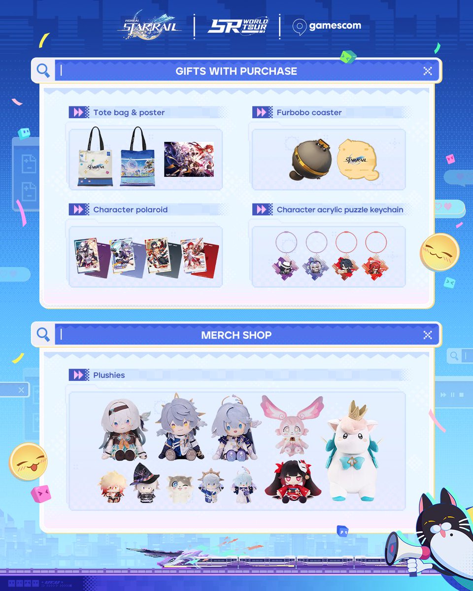 honkaistarrail's tweet photo. ▼ Your Guide to the Honkai: Star Rail gamescom Booth ▼ 

• Find us in Hall 6.1 for a full Planarcadia experience: booth activities, freebies, and our merch shop!
• Join the HoYoverse Cosplay Parade ➤ Rendez-vous at our booth at 2 PM, Thursday 27 Aug!
• Also, our booth partner @ UGREEN_de will be joining us on site with their limited-edition Honkai: Star Rail collaboration products!
• A heartfelt thank you to @NVIDIAGeForce, @Ant_Intl, @iBUYPOWER & @DJIglobal for their incredible support of our booth!