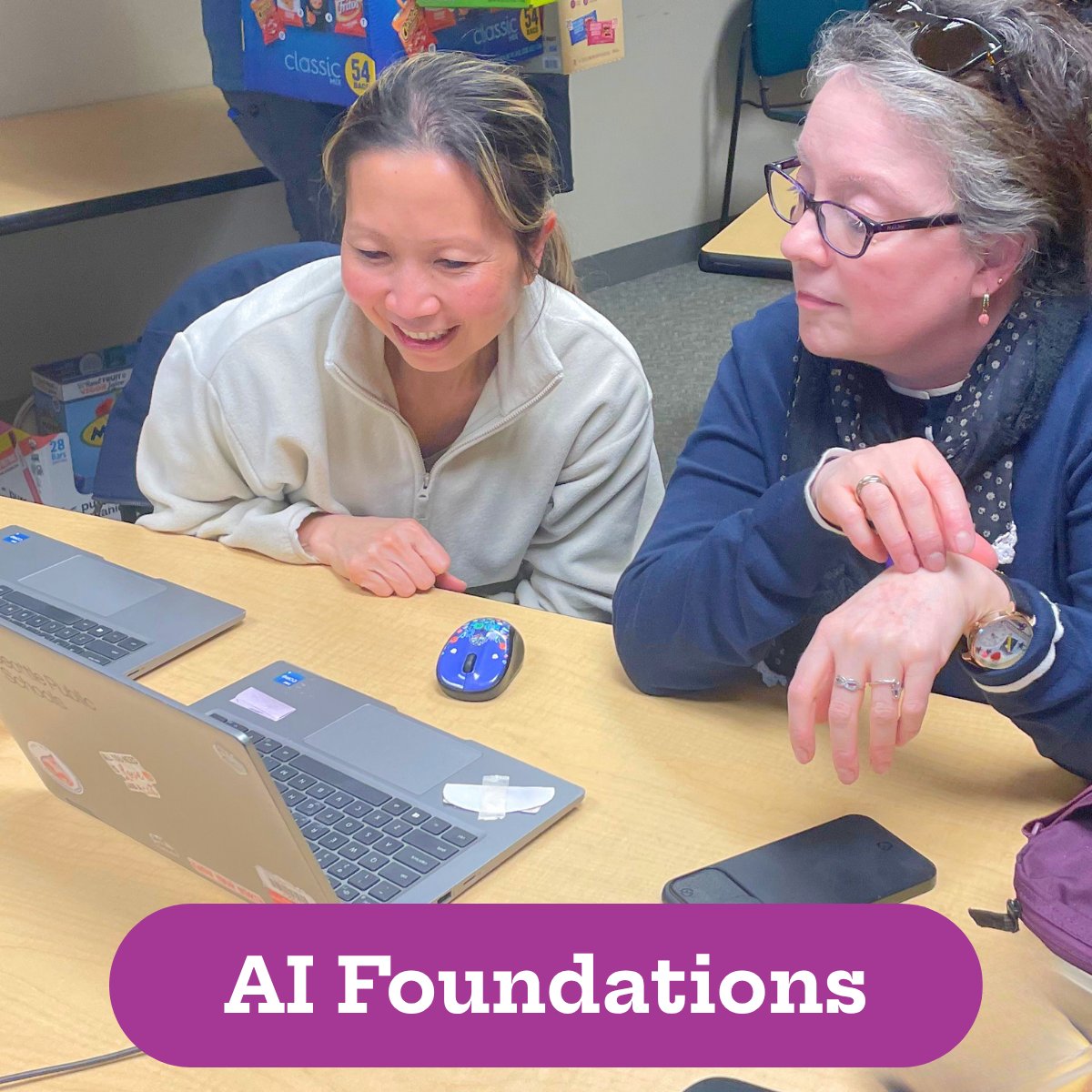 BootUpPD's tweet photo. AI Foundations goes live tomorrow! This course contains everything educators need to build student understanding without needing to use AI tools.
Open to every educator, be sure to save your spot today at https://t.co/4sa7hwihwg
#CSforAll #ElementaryCS #BootUpPD #AIEducation https://t.co/URT3JHQgjl