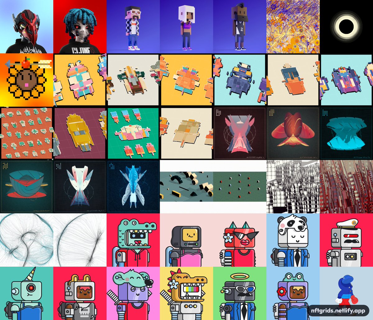 CryptoSubi's tweet photo. Made a NFT GRID for @RiddlerNFT based on his awesome NFTs 🔥🔥

Make your own here:
https://t.co/AOtz7OOXEP https://t.co/12qyMMXbcF