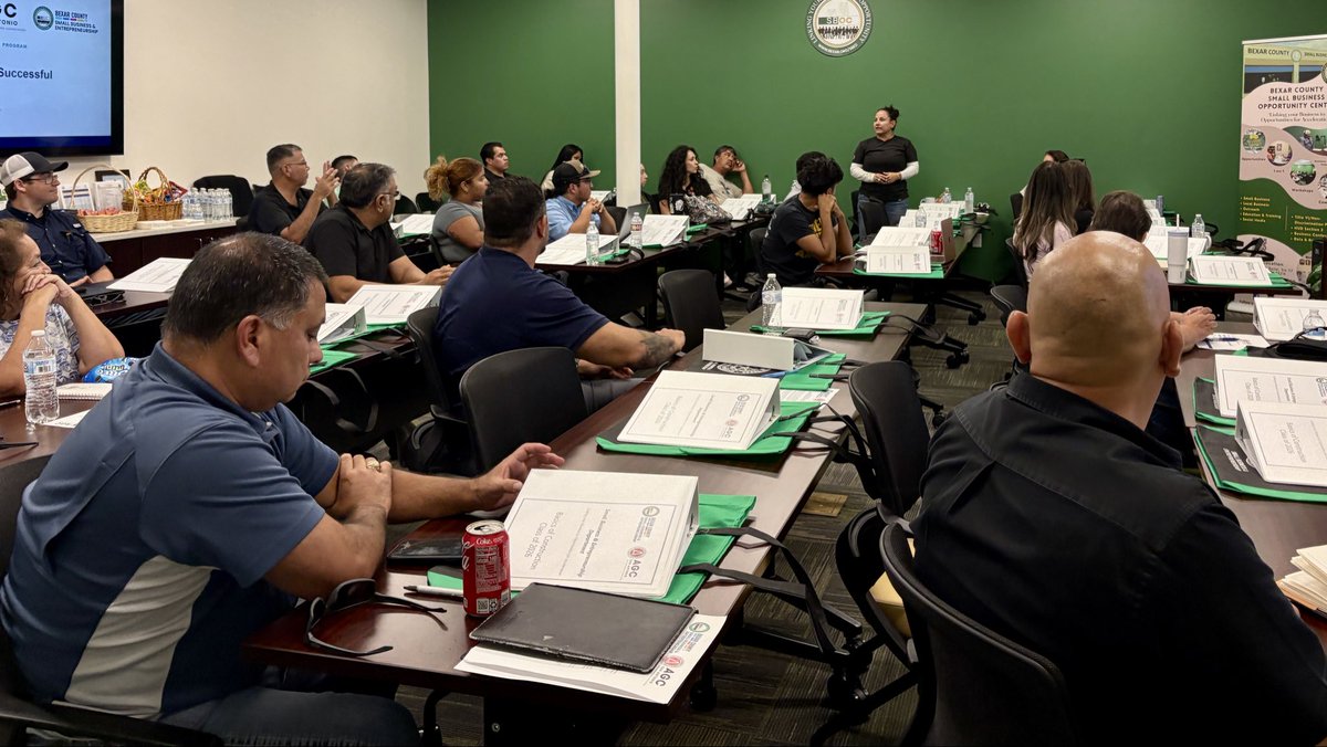smwbe's tweet photo. We have an amazing group of firms for the Bexar County Small Business &amp; Entrepreneurship Department &amp; AGC San Antonio Chapter "Basics of Construction" Program!
 
#BexarCounty #SBED #SBOC #SLOVBE https://t.co/0GDUMnpvgi