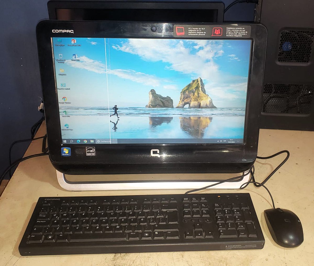 EdgarRodney's tweet photo. PRECIO: 400.000 Gs
COMPAQ PRESARIO CQ1 AIO
AMD E-450 APU RAEDON HD GRAPHICS 1,65GHZ
500 GB HDD - 4 GB DDR3
WIFI - SONIDO INTEGRADO - PANTALLA 18,5"- CÁMARA - MOUSE Y TECLADO EXTERNO ORIGINAL
WIN 10 - OFFICE 2016
DETALLE: RAYA VERTICAL BLANCA. NO AFECTA
https://t.co/0UnT2BPVEZ https://t.co/RE6fXQSLqP