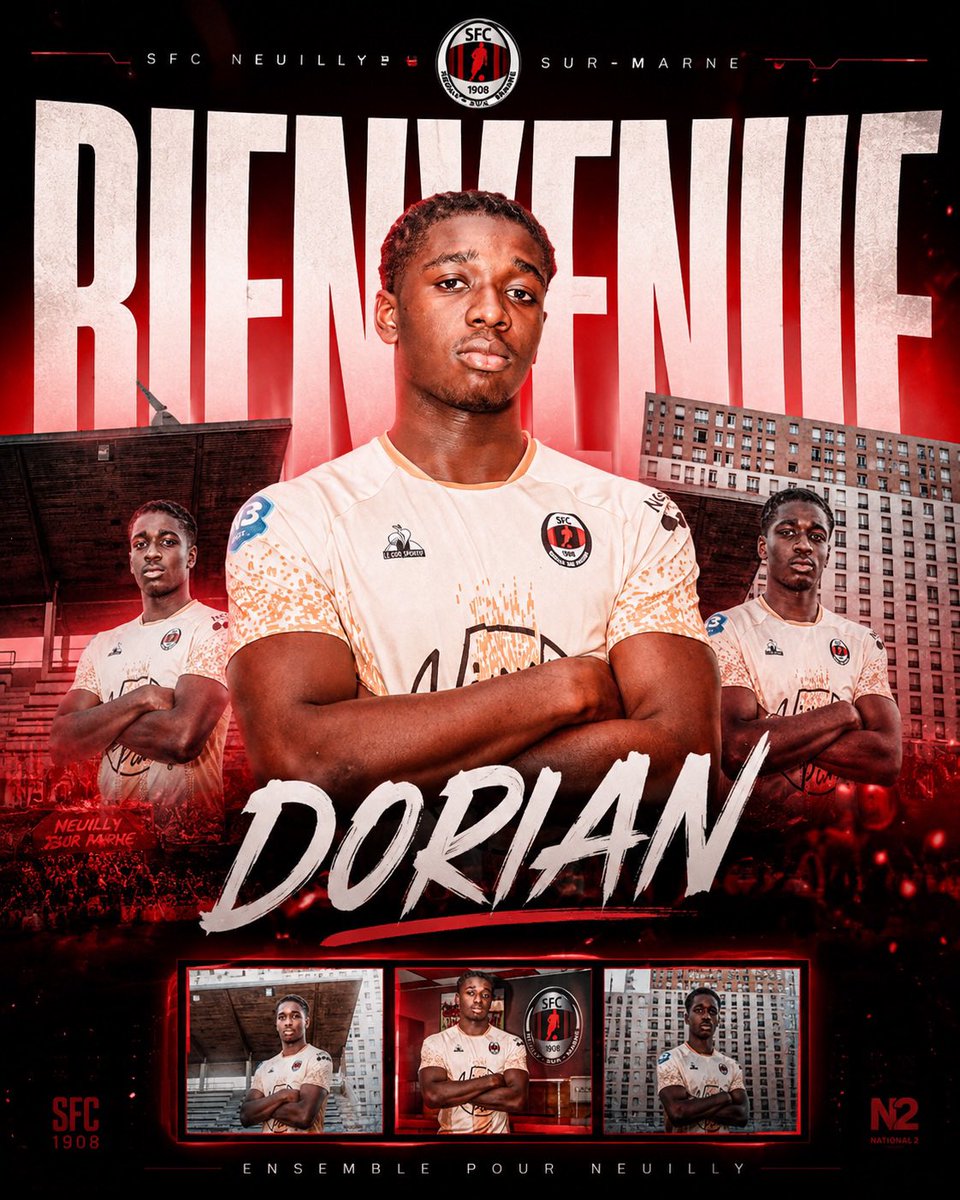 NSMSFC93's tweet photo. Passé par l’OGC Nice, où il a poursuivi sa formation parmi les meilleurs jeunes gardiens de sa génération, Dorian Patrice Oum Oum (19 ans) rejoint aujourd’hui notre projet avec ambition, détermination et une solide culture du haut niveau.

Bienvenue, Dorian ! 🧤🔴⚫ https://t.co/DWS6J4Flyr