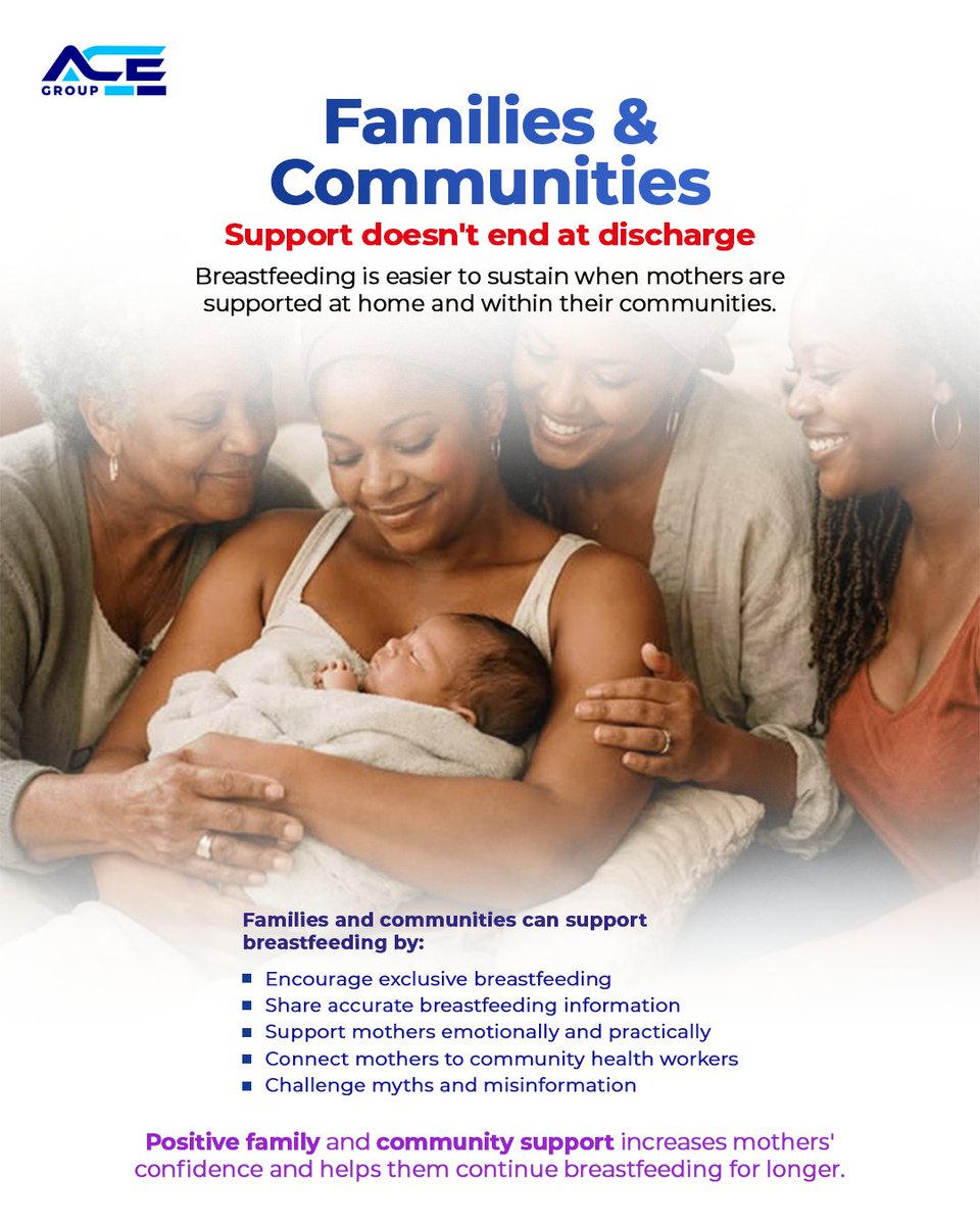 AceStrategyLtd's tweet photo. Breastfeeding isn't only a maternal health issue. It's a health systems issue.

Improving outcomes means investing in the support systems that make breastfeeding possible, from health facilities to workplaces and communities.
Our latest thought piece explores why strengthening systems is essential to improving breastfeeding outcomes.

🔗 https://t.co/f5Zwc6AaVY

#WBW2026 #HealthSystems #Breastfeeding #MNCH