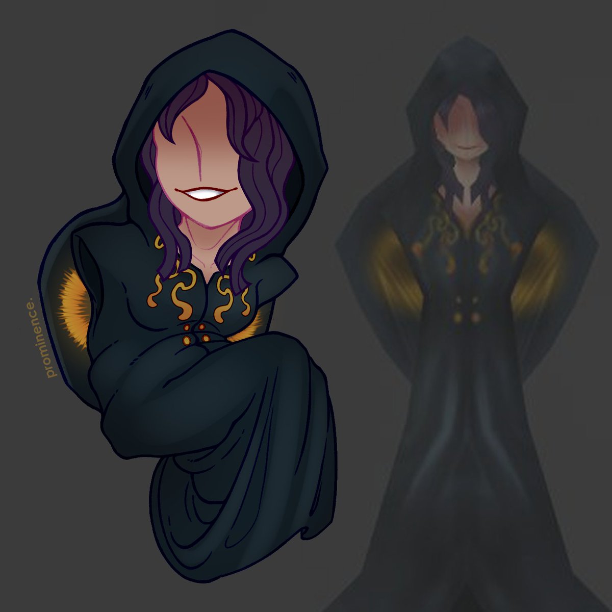 prominence_art's tweet photo. My part of Karbonic's birthday collaboration
Didn't have an account yet back then 
Better late than never 🐍
#Psychopomp #PsychopompGame https://t.co/WKnd5tGfFv