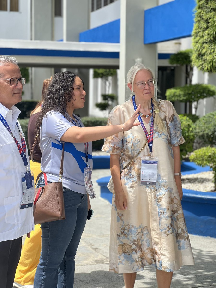 ITTFAmericas's tweet photo. Cumpliendo su agenda oficial en República Dominicana, la presidenta de la ITTF, Petra Sörling, realizó una visita al Albergue Olímpico Dominicano 🙌

La misma estuvo acompañada de Garibaldy Bautista, presidente del Comité Olímpico Dominicano y Juan Vila, presidente ITTF Américas. https://t.co/QuTyMZ6clD