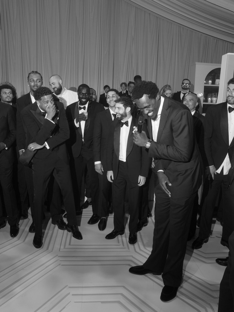 Pacers's tweet photo. The Haliburton wedding was the place to be 👀 https://t.co/4pYAm5UFPZ