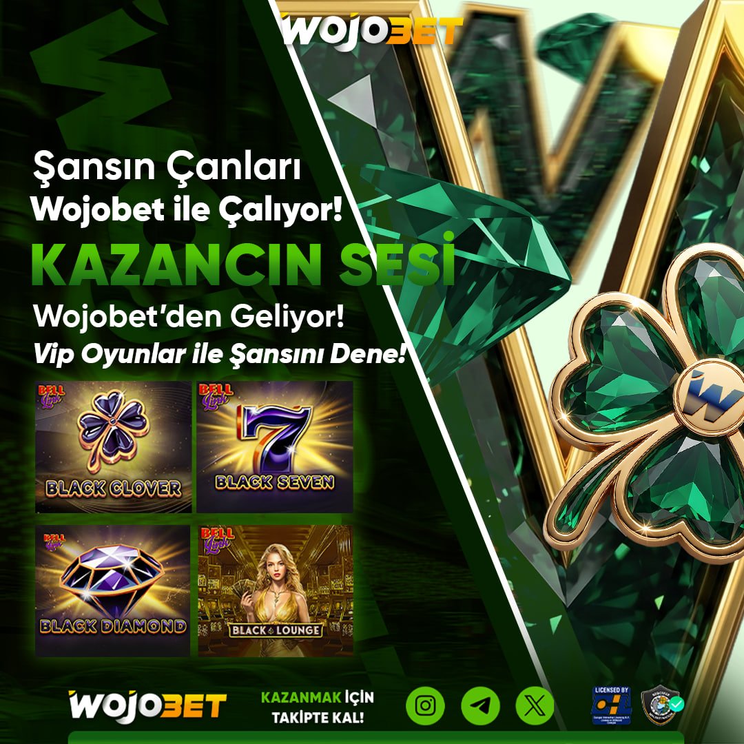 wojoxgiris's tweet photo. ⚡️WOJOBET VIP DÜNYASINDA ŞANS SENİNLE!⚡️

💙Black Clover, Black Seven, Black Diamond ve Black Lounge ile premium oyun deneyimini keşfet.

🎁Büyük ödüller ve yüksek heyecan seni bekliyor. https://t.co/3Ok19jzdQr