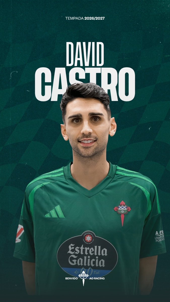 racingferrolsad's tweet photo. OFICIAL | David Castro regresa ao Racing Club Ferrol.

💚 O central galego volve á Malata despois de catro tempadas nas que foi capitán e protagonista do ascenso a LALIGA Hypermotion.

📰 https://t.co/zkGTO9146C

Benvido de novo á casa, David!

#SoñarEnGrande https://t.co/7LgNQcIQde