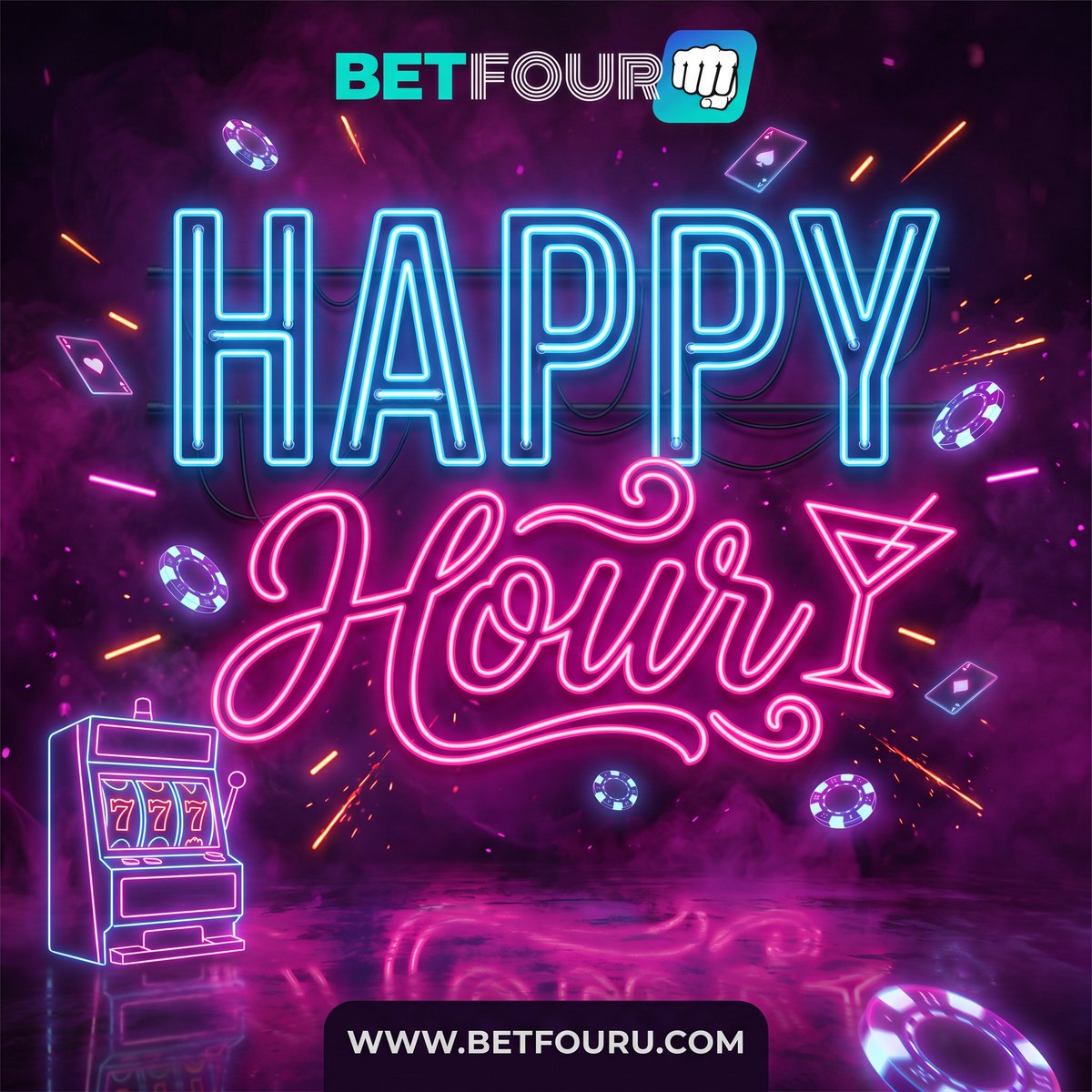 betfouru's tweet photo. ๐ฅ Friday Happy Hour at BetFourU โฐ
Deposit 21:00โ22:00 GMT tonight = 50 FREE SPINS
Deposit ๐ https://t.co/Q6qfnzz9Pk
#BetFourU #HappyHour #FreeSpins https://t.co/fQ79hwTPYg