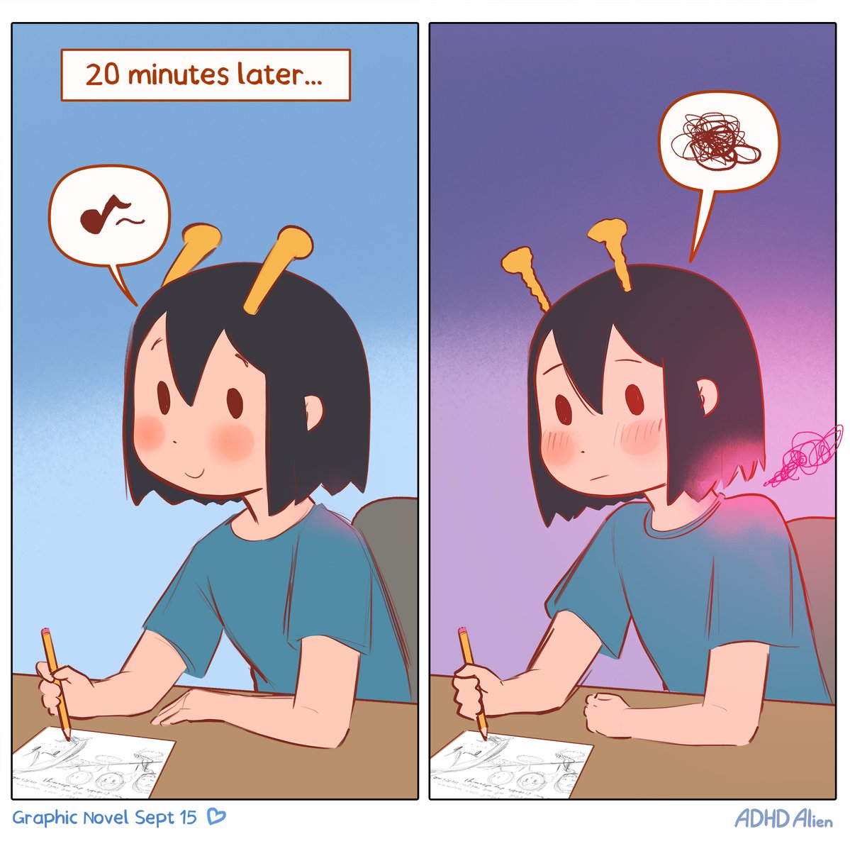 ADHD_Alien's tweet photo. I'm sure if I try hard enough I'll stop having ADHD (guess I'll never learn) (1/2) https://t.co/svbd2iotVZ