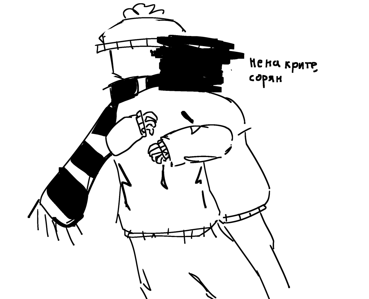 kf340808342's tweet photo. doodle but i hate drawing travis' face https://t.co/JFjql7joCO