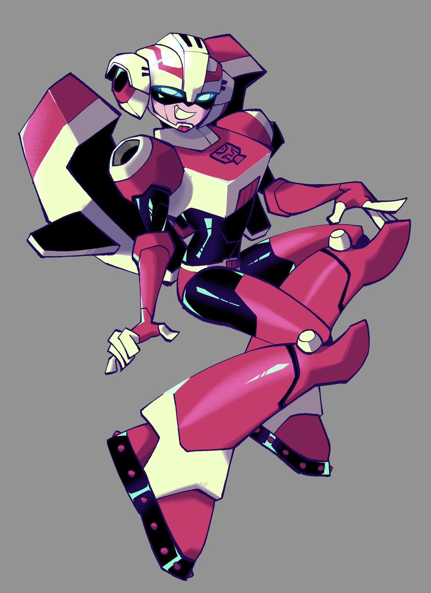 Piyat_tidaaaa's tweet photo. Stupid chudcee experimenting from ibis 😼I still hate my shading style but I'm getting there 

#transformers #arcee https://t.co/LTXwFuXokP