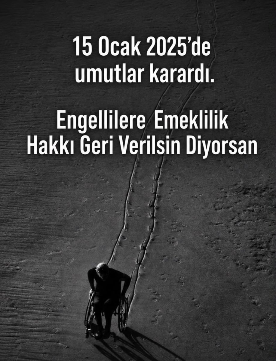 feramuz316's tweet photo. Hukuki öngörülebilirlik sosyal güvenliğin temelidir.

 Engelli Emeklilik #18AydırAYMde https://t.co/FT1RSICRPY