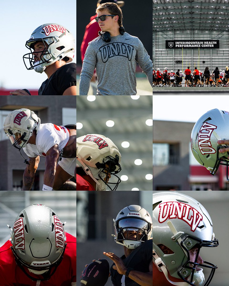 unlvfootball's tweet photo. Fall camp palette 🎨 https://t.co/qgrXtVU2b4