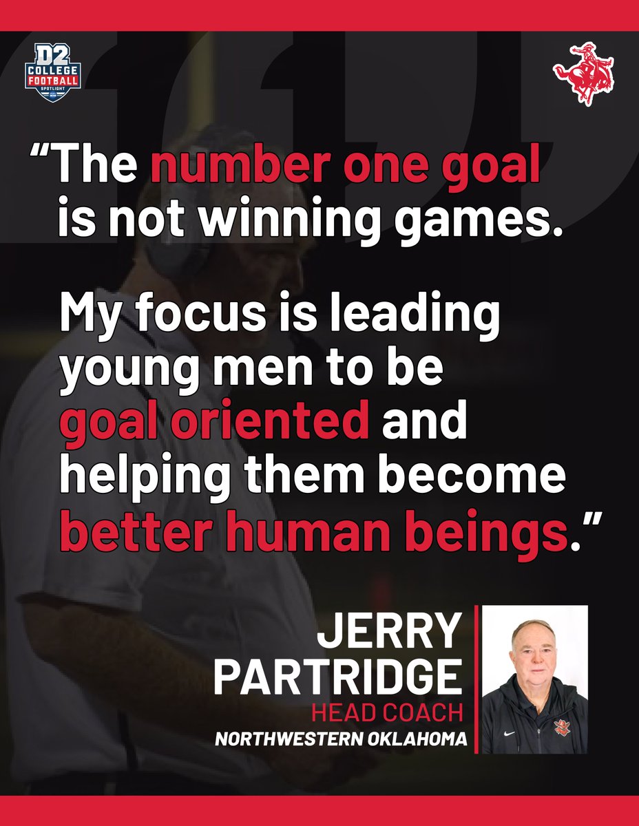 d2cfbspotlight's tweet photo. Jerry Partridge’s coaching career has always been about more than the scoreboard.

Developing young men and preparing them for life beyond football has remained the standard throughout his 42-year career.

#D2FB https://t.co/gpw3jQkZXF
