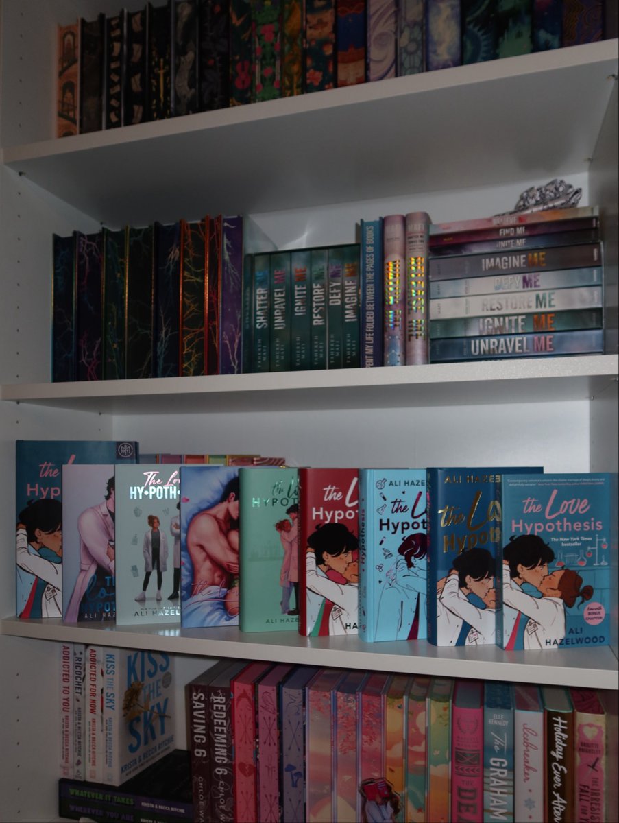 pattzwarner's tweet photo. the question is… how many editions of the love hypothesis can a girl own? https://t.co/2YJ3fbSVth