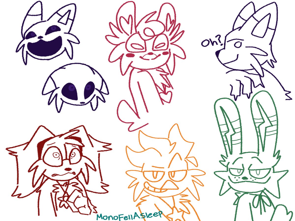 MonoFellAsleep's tweet photo. It's been a hot minute since I made doodles of these goobers
#SmilingCritters #PoppyPlaytime https://t.co/WjTMz9GgrL