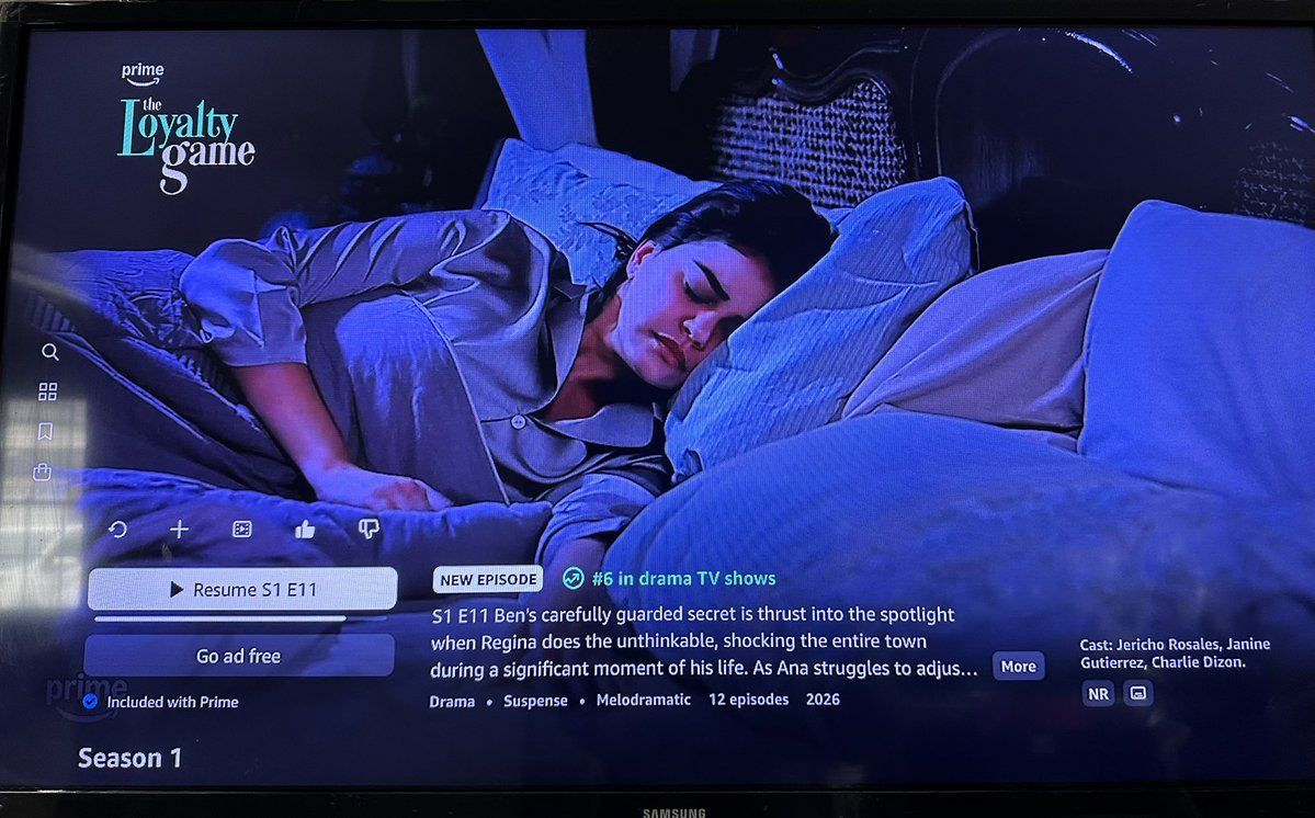 4ver_young's tweet photo. Time for #TheLoyaltyGame epi 11 &amp;12

Happy this is a different cheating storyline.
I watched because of @janinegutierrez but I got hooked not only for her but also great story and superb characters i.e Imelda, Ben, Gingging of course Ana. 
Galing 👏

Next week 🙀⁉️ https://t.co/TkfQNN9JO4