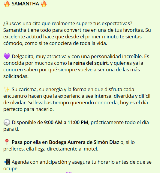 DeseoEliteSLP's tweet photo. ¿Aún no estás en Telegram?🔥
Ahí encontrarás más fotos, información de cada una de las chicas, horarios actualizados, novedades y   contenido exclusivo que no publicamos en otros lugares😈
Únete aquí: https://t.co/EO6VtaJFLX
No te quedes solo con una parte... 💜
#DeseoVIP https://t.co/yI6tJGgmvd