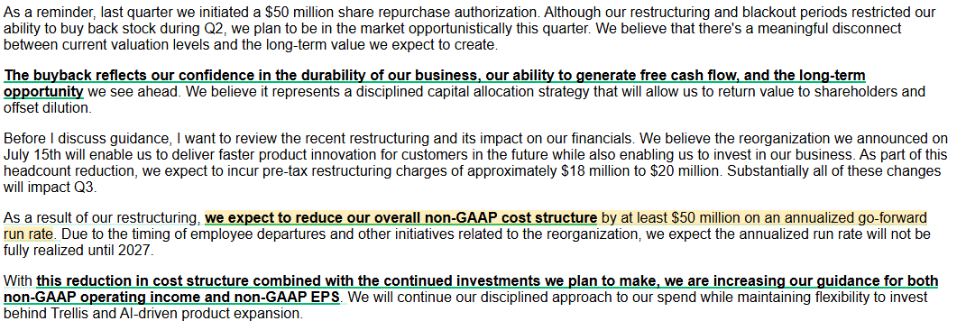 CVCResearch's tweet photo. $SPT could end up doing something like $100M+ in 2027 FCF w the benefit of $50M+ in cost savings from the July RIF. They also plan to start being active on the buyback. Stock is still only at ~1x Sales &amp; ~6x EV/FCF on '27...still way too cheap despite the 100% rally off the lows https://t.co/UKduH6cy79