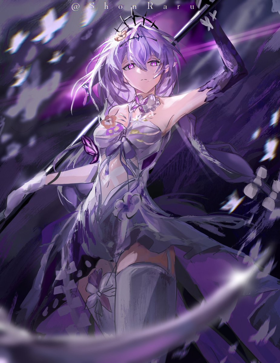 ShonRaru's tweet photo. Castorice HSR

#HonkaiStarRail #Castorice https://t.co/8QMyuJQ777