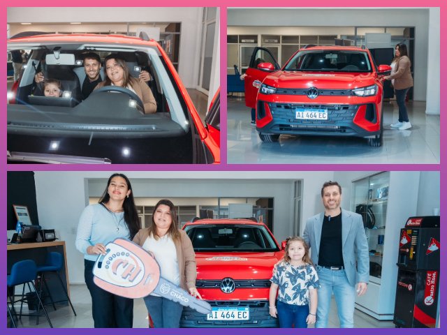 NPChaco1's tweet photo. #CHACO: Obtuvo Su Primer Auto Gracias Al #Bono #Bienal: #LoteríaChaqueña Entregó El Volkswagen Tera 0 Km A La #Ganadora #noticiasdelparana https://t.co/fswYkHTVRf https://t.co/pV3c4wrPRZ