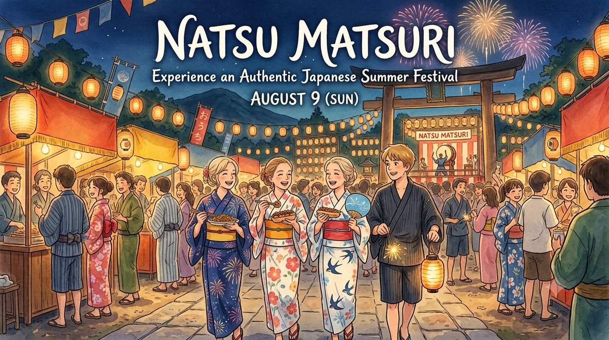 englishonlycafe's tweet photo. Our biggest event ever!!!
AUGUST 8 (SUN)

🏮🎆 NATSU MATSURI 🌙 Experience an Authentic Japanese Summer Festival

https://t.co/ORxLNs0G20 https://t.co/mKj3b3Gp4O
