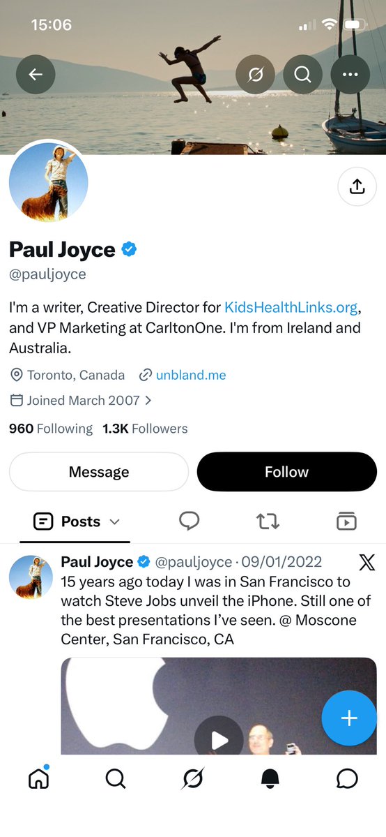 Terentius2's tweet photo. @AnfieldPapers @pauljoyce This is the profile of the Paul Joyce that you’ve used to link the rumour. https://t.co/htKbYnIrdB