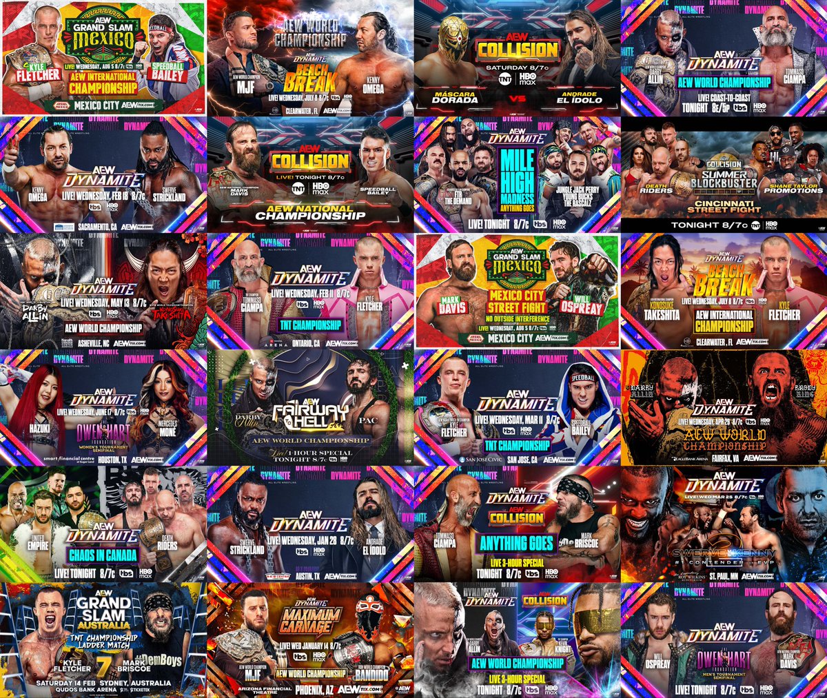 Frenchmaker_'s tweet photo. Ce que l’AEW propose en terme de qualité de match en weekly cette année, faut juste applaudir https://t.co/rDdAlznvAN
