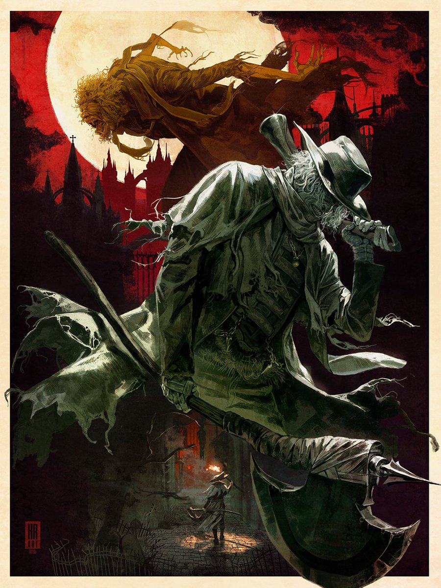 HugoRichard_art's tweet photo. "What's that smell? The sweet blood, oh, it sings to me. It's enough to make a man sick..."
Bloodborne fanart
#bloodborne #art #fromsoftwareㅤㅤㅤ https://t.co/iMDqTGUccG