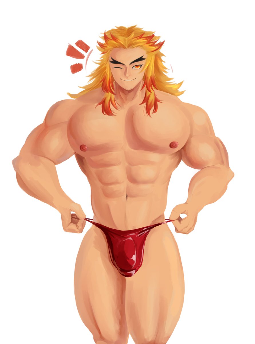 Yuk1o6's tweet photo. "What? See somethin' you like?~"

rengoku in thong
#demonslayer #rengoku https://t.co/7GkFrX7P4B