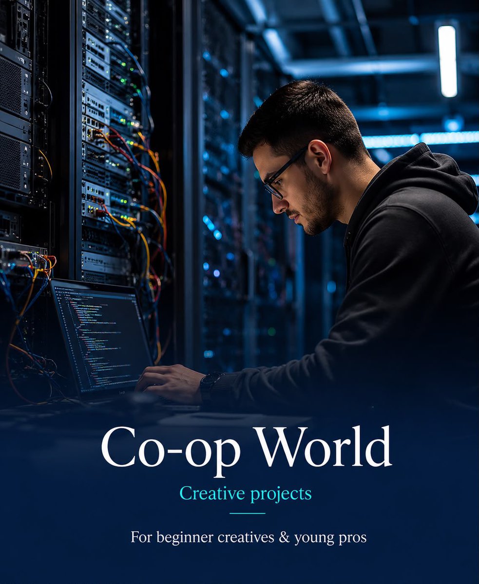 Co_op_World's tweet photo. Every great platform starts with a shared vision. At Co-op World, you’ll collaborate with developers and gain hands-on experience working on projects that matter. Learn, and grow with a community that’s building the future together.
#CoOpWorld #ServerEngineering #BuildTogether https://t.co/sdvIOFw7CY